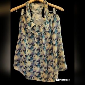 Silk tank blouse by Richard Chai